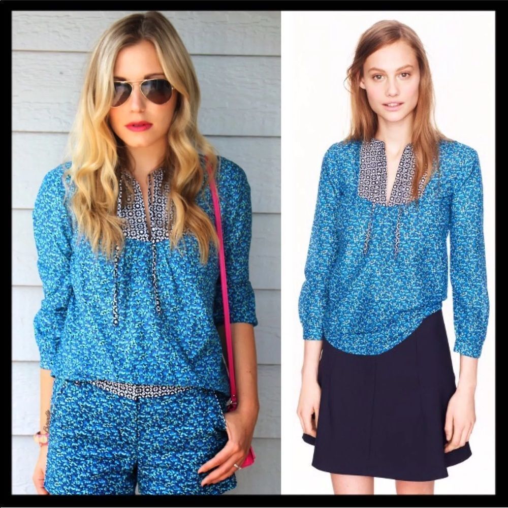 J crew NWOT peasant t top